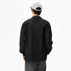 Contrast Inset Double-Layer Lapel Shirt