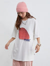 Women Nostalgia Sweet Strawberry Designed T-Shirt