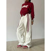 Vintage Wide Leg Western Baskılı Jogger, yan görünüm — Navra Wear