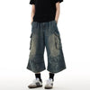 Urban Chill Rinse Utility Denim Shorts