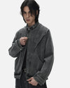 Essential Mosaic Multi-Pocket Denim Jacket