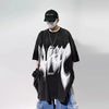 Throwback Concrete-Jungle Boxy-Fit Rebel-Cut Print T-Shirt