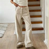 Heritage Beige Relaxed High-Rise Denim