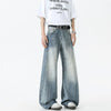 Durable Slightly Bell Western Style Bell Leg Denim