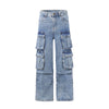 Y2K Baggy Jean Pantolon, detay görünüm — Navra Wear