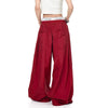 Wide Leg Gotik Baskılı Jogger, model üzerinde — Navra Wear