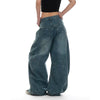 2000s Women Metro Heritage Oversized Blue Denim