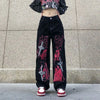 2000s Metro Black Urban Beat Oversized Denim