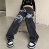 2000s Skeleton Hand Prints Denim