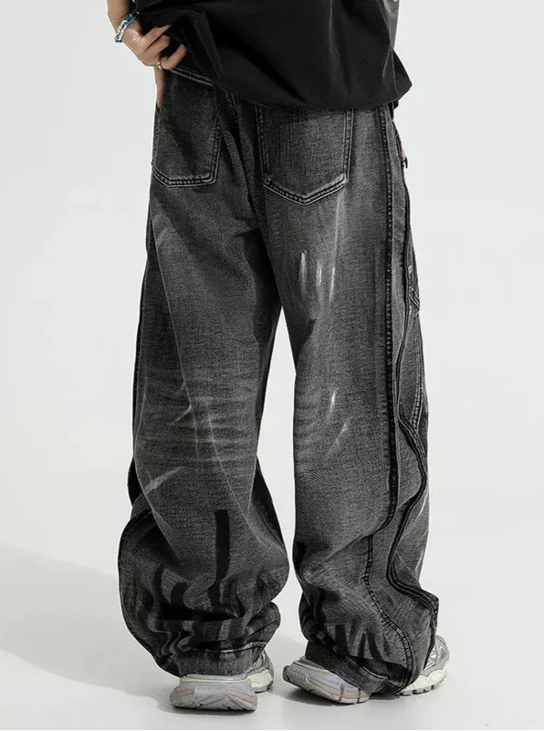 Metro Black Classic Heritage High-Rise Bell Leg Denim alternatif görünüm