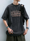 Hallyu Letter Print Soft Boy T-Shirt