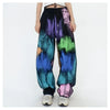Colorful Graffiti Elastic Trousers