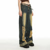 Summer Faded High-Rise Bell-Leg Denim