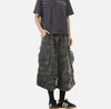 Woodland Timeless Cropped Utility Denim Shorts