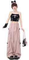 Sweet Cargo High-Rise Trousers