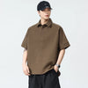 Men's Pro-Quality Weekend Breezy-Cut Fit Collar-Knit T-Shirt