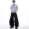 Gradient Distress-Washed Airflow Short Sleeve T-Shirt