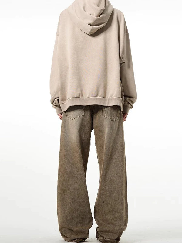 Faded Brown Cowgirl Bell Leg Denim alternatif görünüm