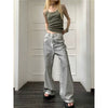 Women Classic Bell Leg High-Rise Denim
