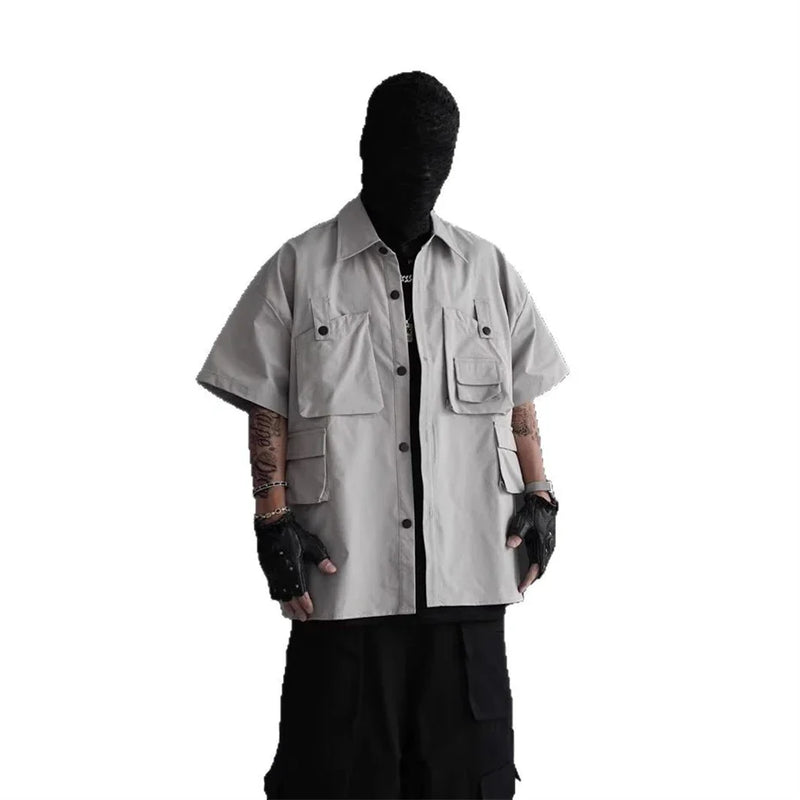 Cargo Tech Punk Oversized Function Top