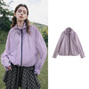 Silk Weave Drawstring Collar Top