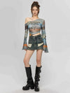 Women Dark-Craft Mesh Long Sleeve T-Shirt