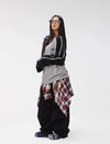Dusk Contrast Extended Sweatshirt