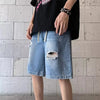 Rugged Cord Denim Shorts