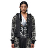 Wild Print Street Zip Hoodie