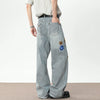 Handsome Stitched Bell Leg Denim