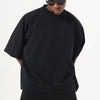 Hop Hip Cropped Boxy Black T-Shirt