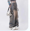 Chic High-Rise Bell Leg Relaxed Denim