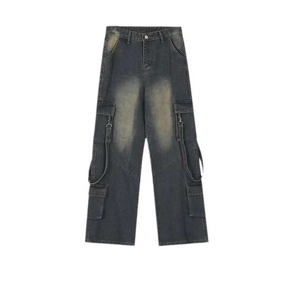 Heritage Cool Faded Relaxed Fit Street Jeans alternatif görünüm