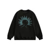 Y2K Spike Detaylı Sweatshirt, arka görünüm — Navra Wear