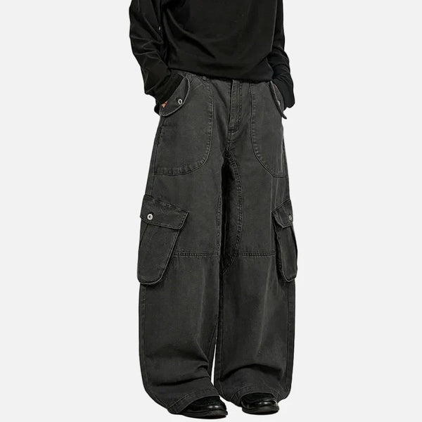 Western Functional Flare Leg Field Pants alternatif görünüm