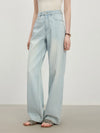 Women Sleek Chic Minimalist High-Rise Summer Denim