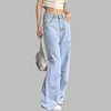 Heart Print Summer Denim Trousers Denim