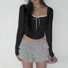 Blush Elegance Lace Cropped T-Shirt