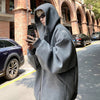 Oversized Zip-Up Sweatshirt