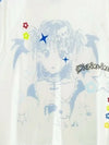 Retro-Faded Harajuku Style Darkwave Cartoon Print T-Shirt