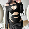 Goth Cyber Counter-Culture Midnight Mesh T-Shirt