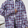 Contrast Comfort Easy Womens Blouse