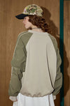 Adjustable Cuff Boxy Sweatshirt