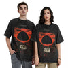 Fresh-Wave Harajuku Cel-Shaded Style Designed Stone-Rinsed T-Shirt