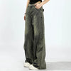 Urban Mosaic Bell-Leg Denim