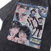Back-In-Time Retro-Faded Harajuku Style Cartoon T-Shirt