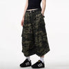 Woodland Wide Leg Denim Shorts