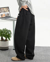 Modern Western Style Plain Tone Bell Leg Denim