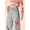 Heritage Butterfly Stitched Spring Denim