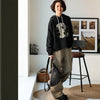 Seoul Letter Print Sweatshirt